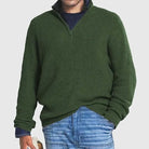 Jack | Refined Quarter-Zip Ribbed Sweater - Valereo