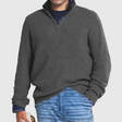 Jack | Refined Quarter-Zip Ribbed Sweater - Valereo