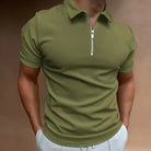Jack | Stylish Zip Slim-Fit Polo Shirt - Valereo