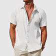 James | Breathable Linen Short-Sleeve Shirt - Valereo