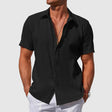 James | Breathable Linen Short-Sleeve Shirt - Valereo