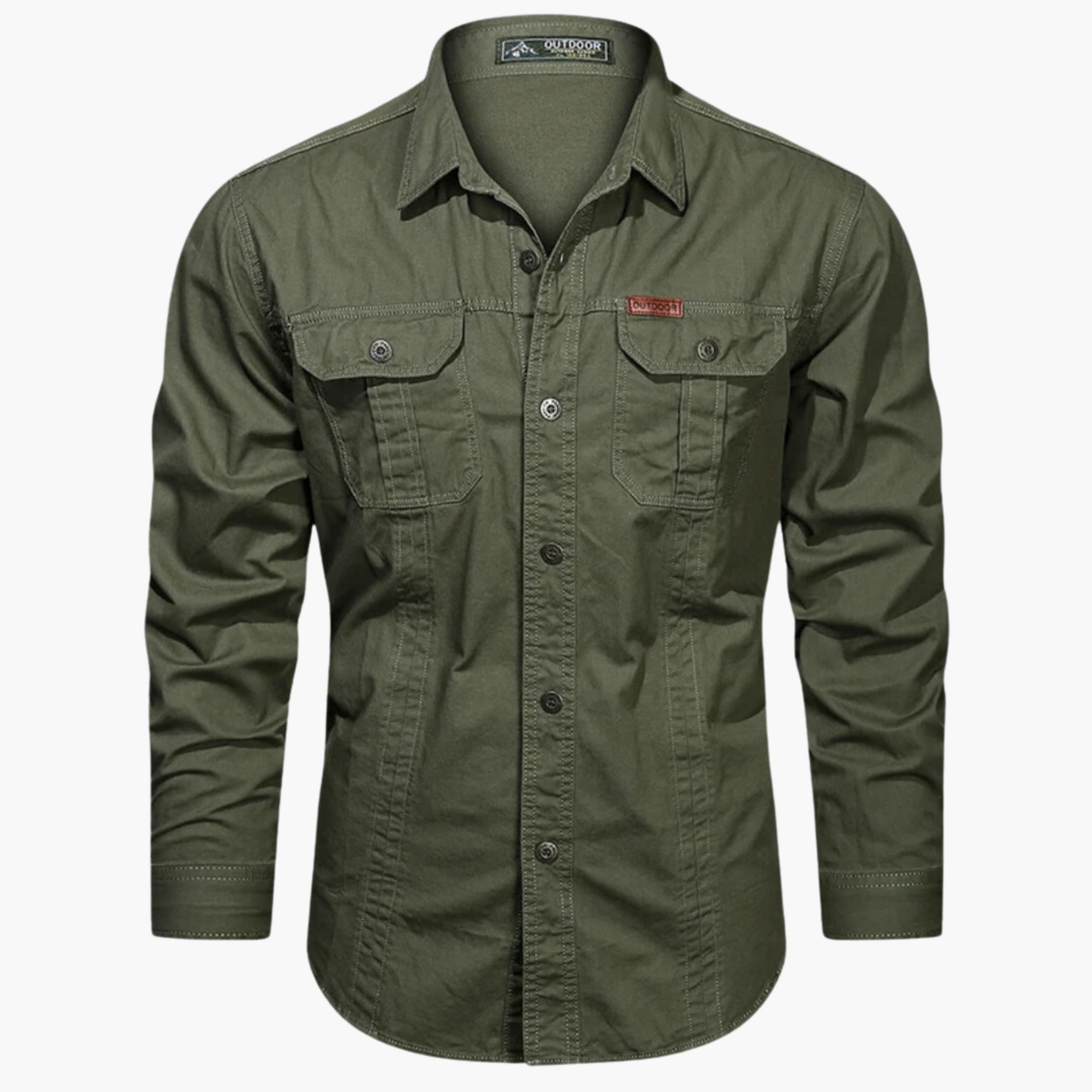 James | Casual Cargo Cotton Shirt - Valereo