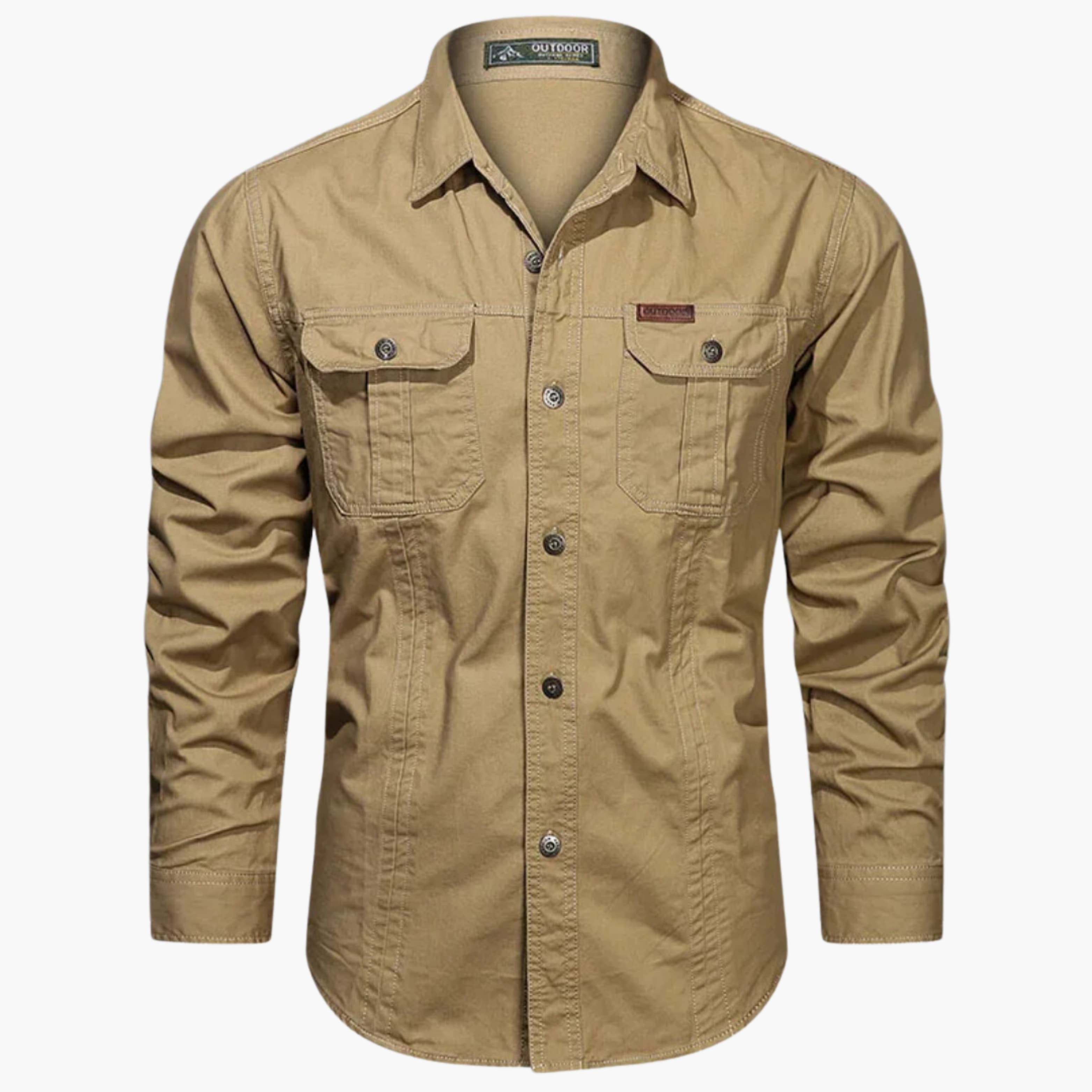James | Casual Cargo Cotton Shirt - Valereo