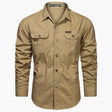 James | Casual Cargo Cotton Shirt - Valereo