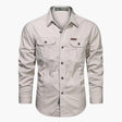 James | Casual Cargo Cotton Shirt - Valereo