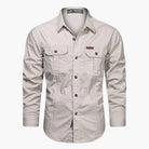 James | Casual Cargo Cotton Shirt - Valereo