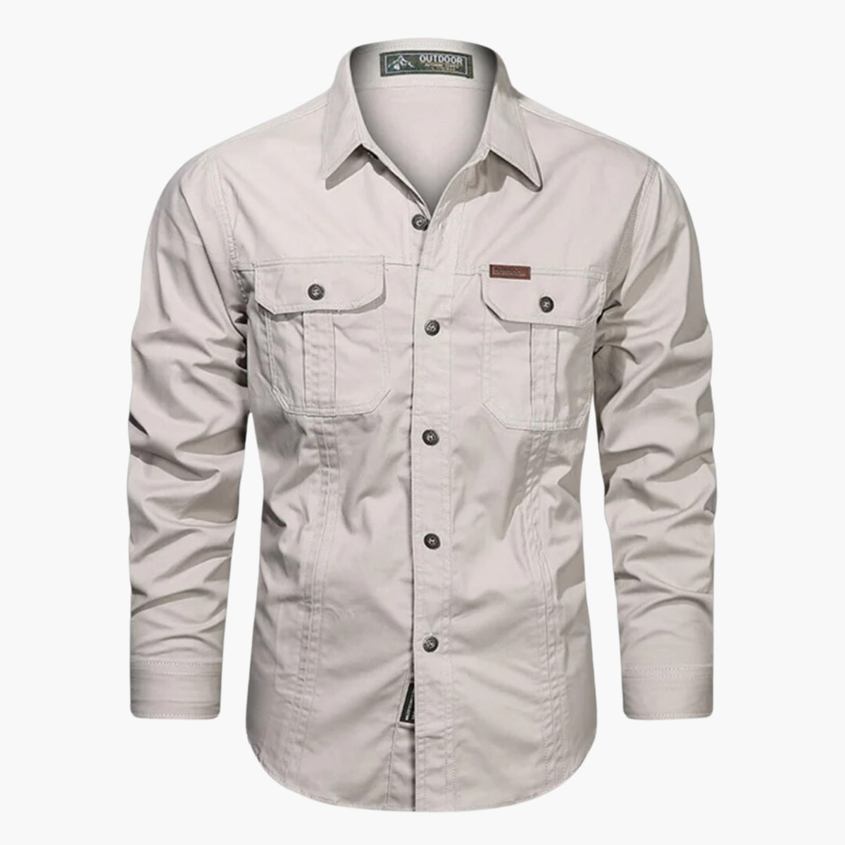 James | Casual Cargo Cotton Shirt - Valereo