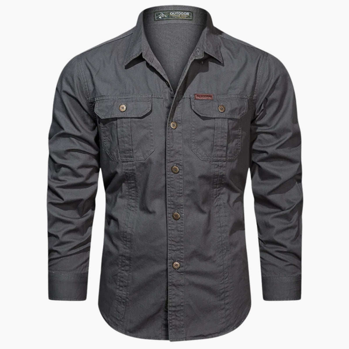 James | Casual Cargo Cotton Shirt - Valereo