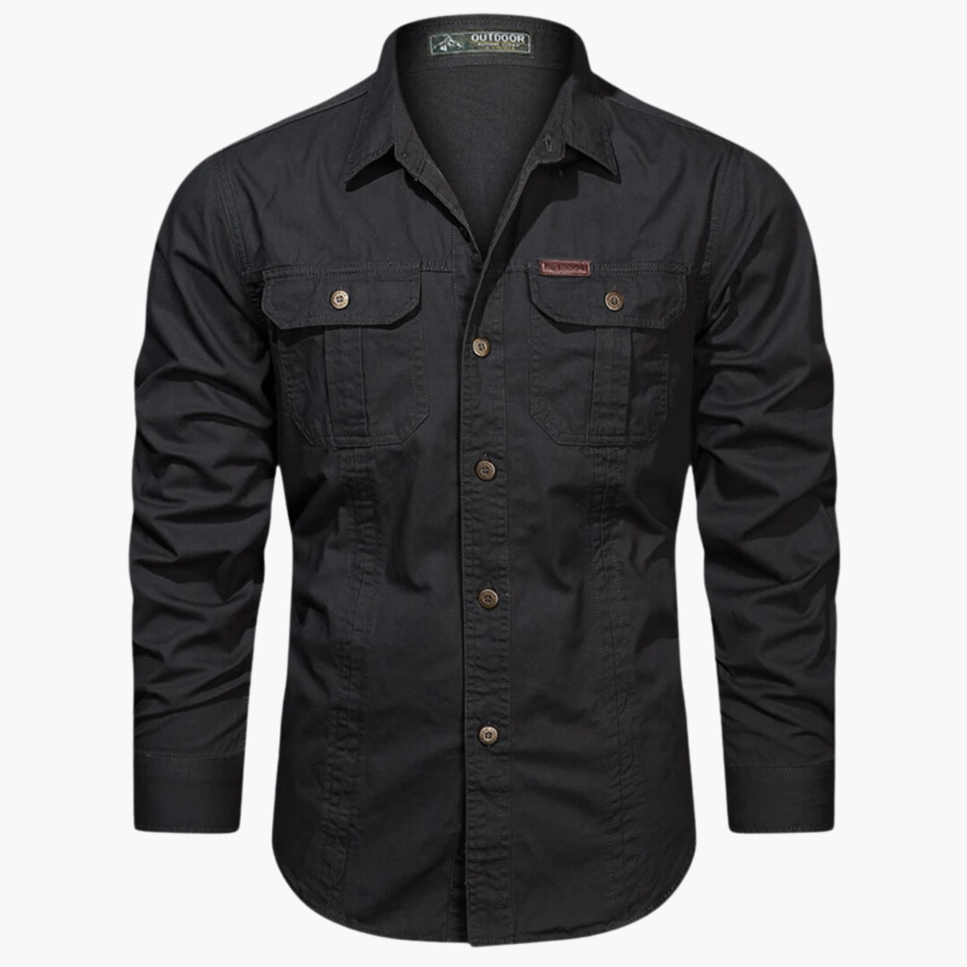 James | Casual Cargo Cotton Shirt - Valereo