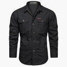 James | Casual Cargo Cotton Shirt - Valereo