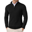 James | Classic Quarter-Zip Knit Sweater - Valereo