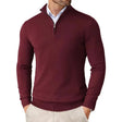 James | Classic Quarter-Zip Knit Sweater - Valereo