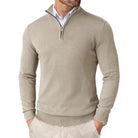 James | Classic Quarter-Zip Knit Sweater - Valereo