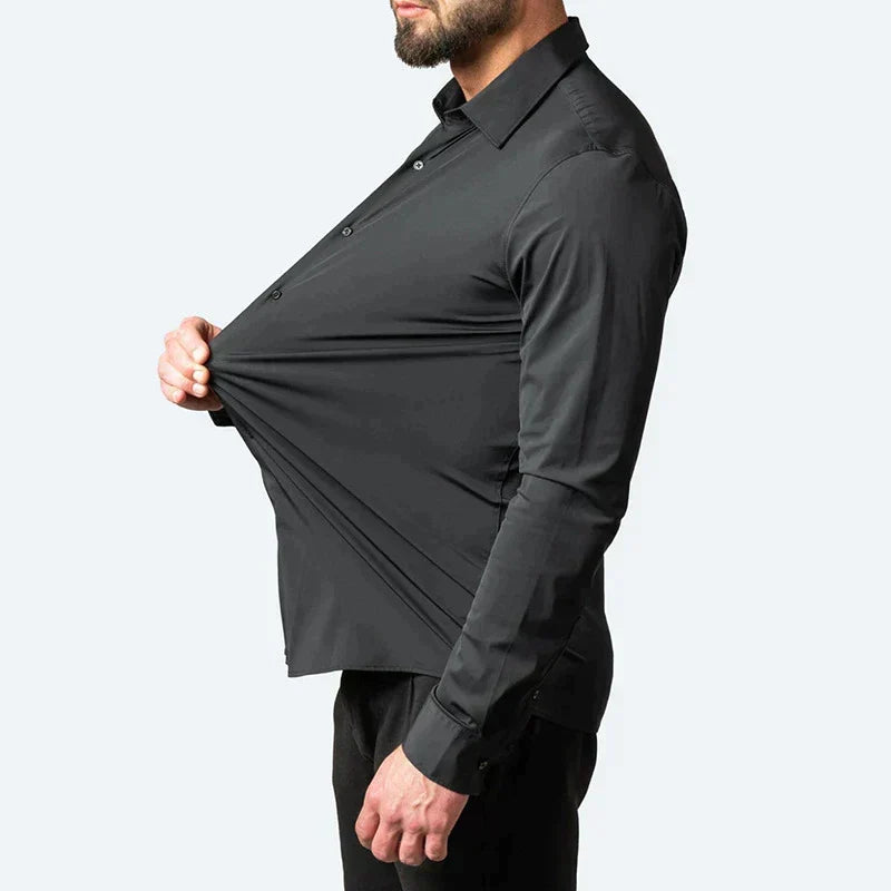 James | Elegant Slim-Fit Dress Shirt - Valereo