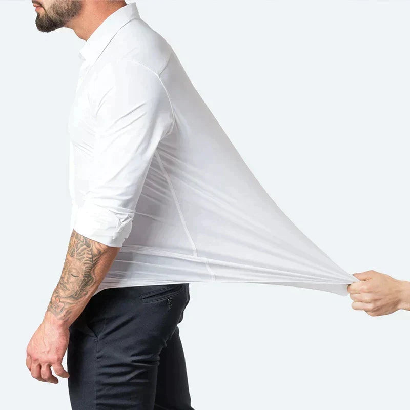 James | Elegant Slim-Fit Dress Shirt - Valereo