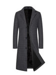 James | Elegant Wool Long Coat - Valereo