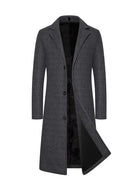 James | Elegant Wool Long Coat - Valereo