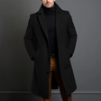 James | Elegant Wool Trench Coat - Valereo