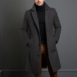 James | Elegant Wool Trench Coat - Valereo