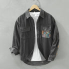 Jason | Casual Corduroy Contrast-Pocket Shirt - Valereo