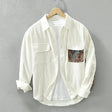 Jason | Casual Corduroy Contrast-Pocket Shirt - Valereo