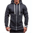 Jason | Casual Zip-Up Fleece Hoodie - Valereo