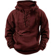 Jason | Modern Lace-Up Vintage Hoodie - Valereo