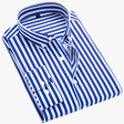 Jason | Refined Striped Button-Up Shirt - Valereo