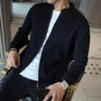 Jason | Stylish Ribbed Knit Cardigan - Valereo