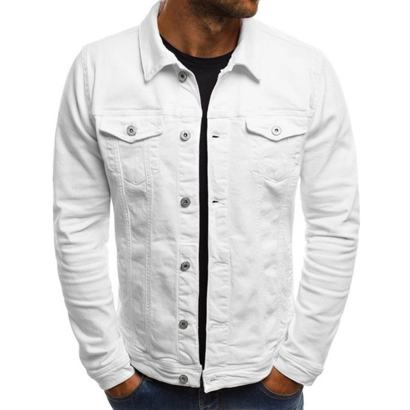 Jermaine | Casual Denim Trucker Jacket - Valereo