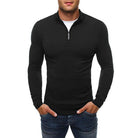 Jermaine | Modern Quarter-Zip Slim-Fit Sweater - Valereo