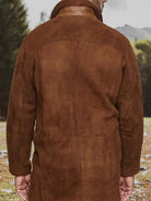 Jermaine | Premium Suede Sherpa-Collar Jacket - Valereo