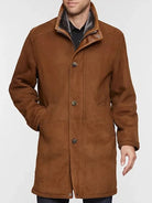 Jermaine | Premium Suede Sherpa-Collar Jacket - Valereo