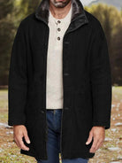 Jermaine | Premium Suede Sherpa-Collar Jacket - Valereo