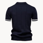 Jermaine | Refined Ribbed Zip Polo Shirt - Valereo