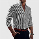 Jermaine | Refined Striped Button-Down Shirt - Valereo