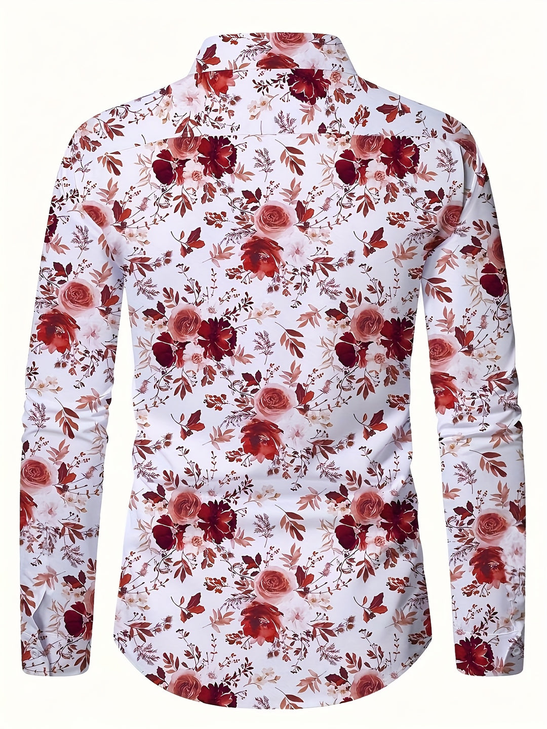Jermaine | Stylish Floral Button-Up Shirt - Valereo