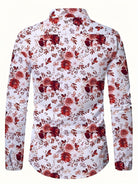 Jermaine | Stylish Floral Button-Up Shirt - Valereo