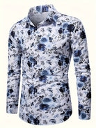 Jermaine | Stylish Floral Button-Up Shirt - Valereo