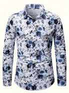 Jermaine | Stylish Floral Button-Up Shirt - Valereo