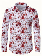 Jermaine | Stylish Floral Button-Up Shirt - Valereo