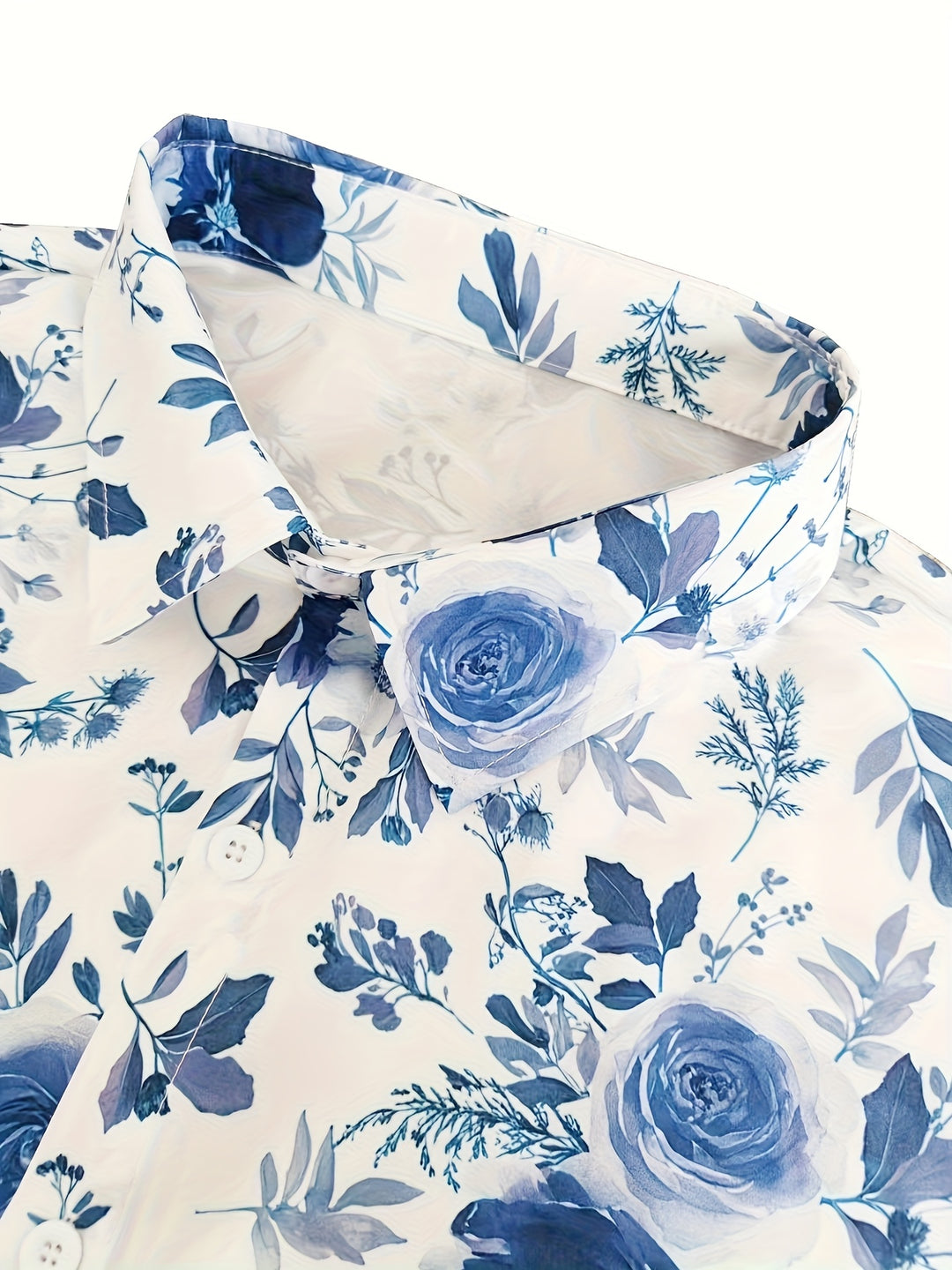 Jermaine | Stylish Floral Button-Up Shirt - Valereo