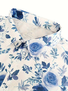 Jermaine | Stylish Floral Button-Up Shirt - Valereo