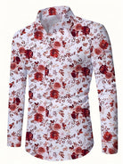 Jermaine | Stylish Floral Button-Up Shirt - Valereo