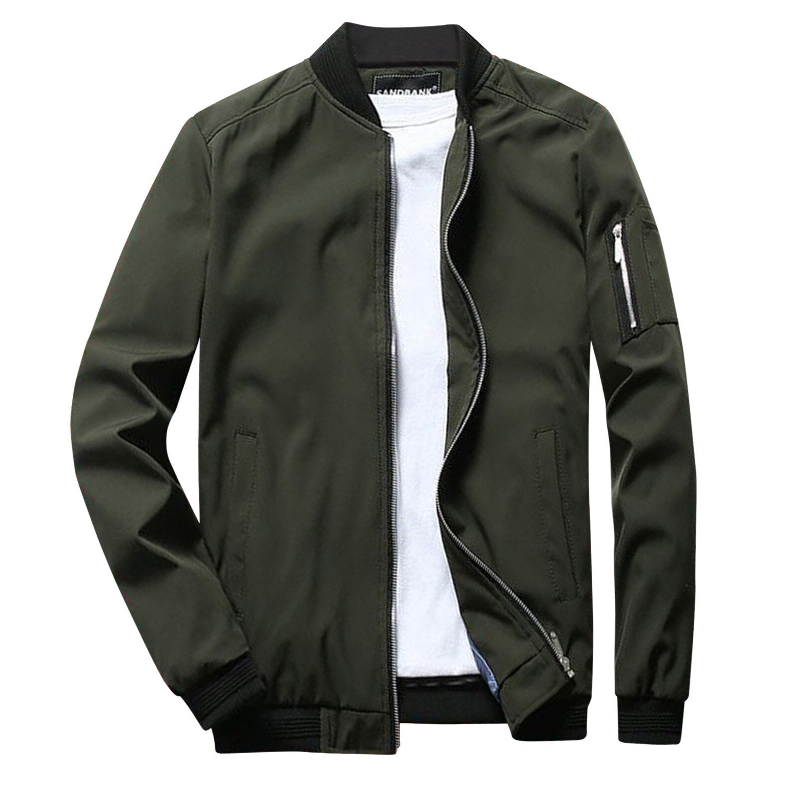 Jermaine | Stylish Zip-Up Bomber Jacket - Valereo