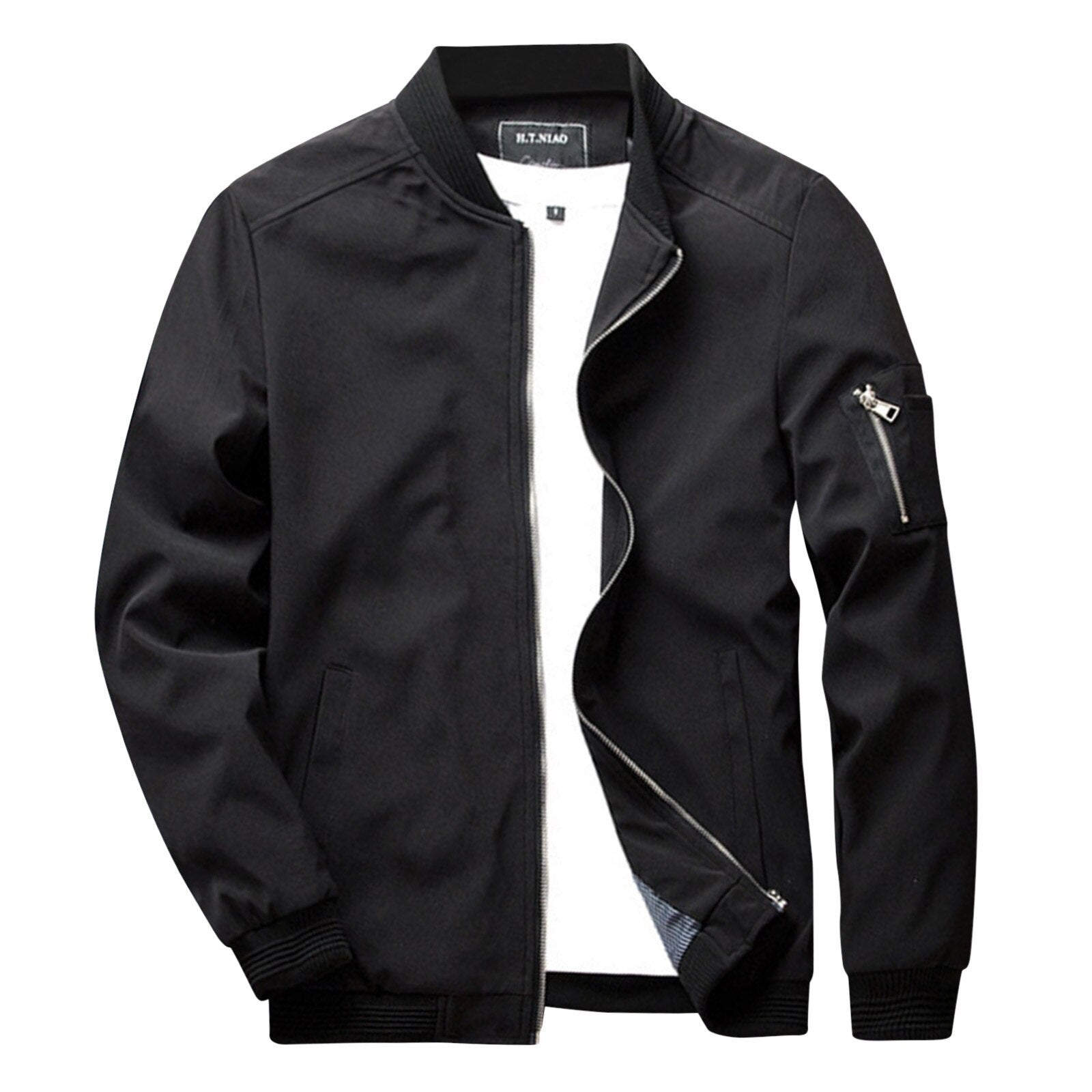 Jermaine | Stylish Zip-Up Bomber Jacket - Valereo