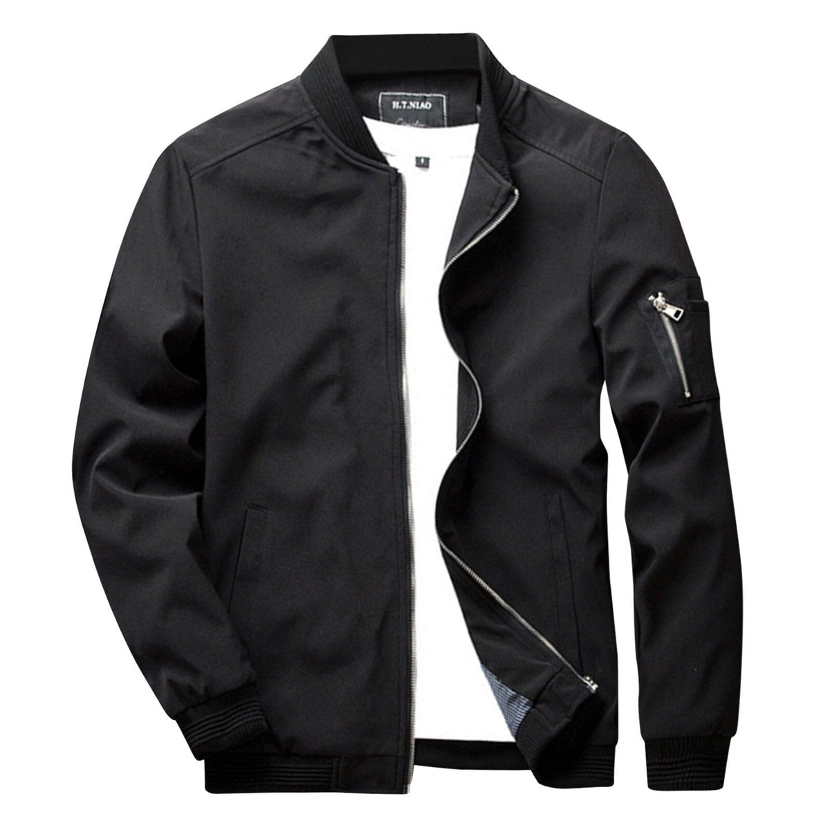 Jermaine | Stylish Zip-Up Bomber Jacket - Valereo