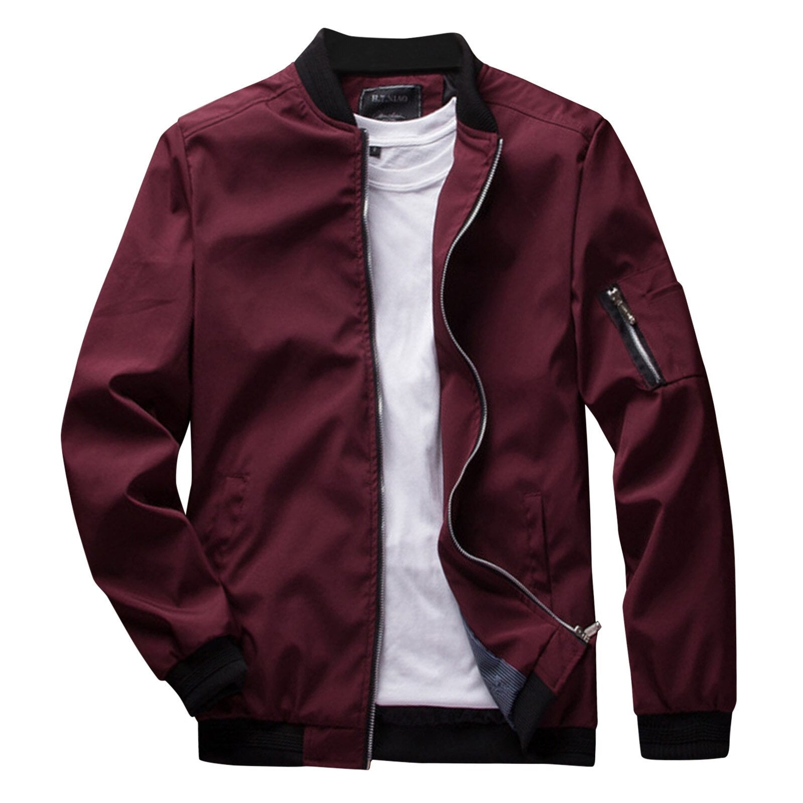 Jermaine | Stylish Zip-Up Bomber Jacket - Valereo