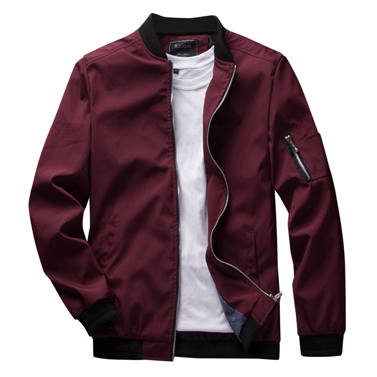 Jermaine | Stylish Zip-Up Bomber Jacket - Valereo
