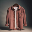 Julian | Casual Corduroy Chest-Pocket Shirt - Valereo